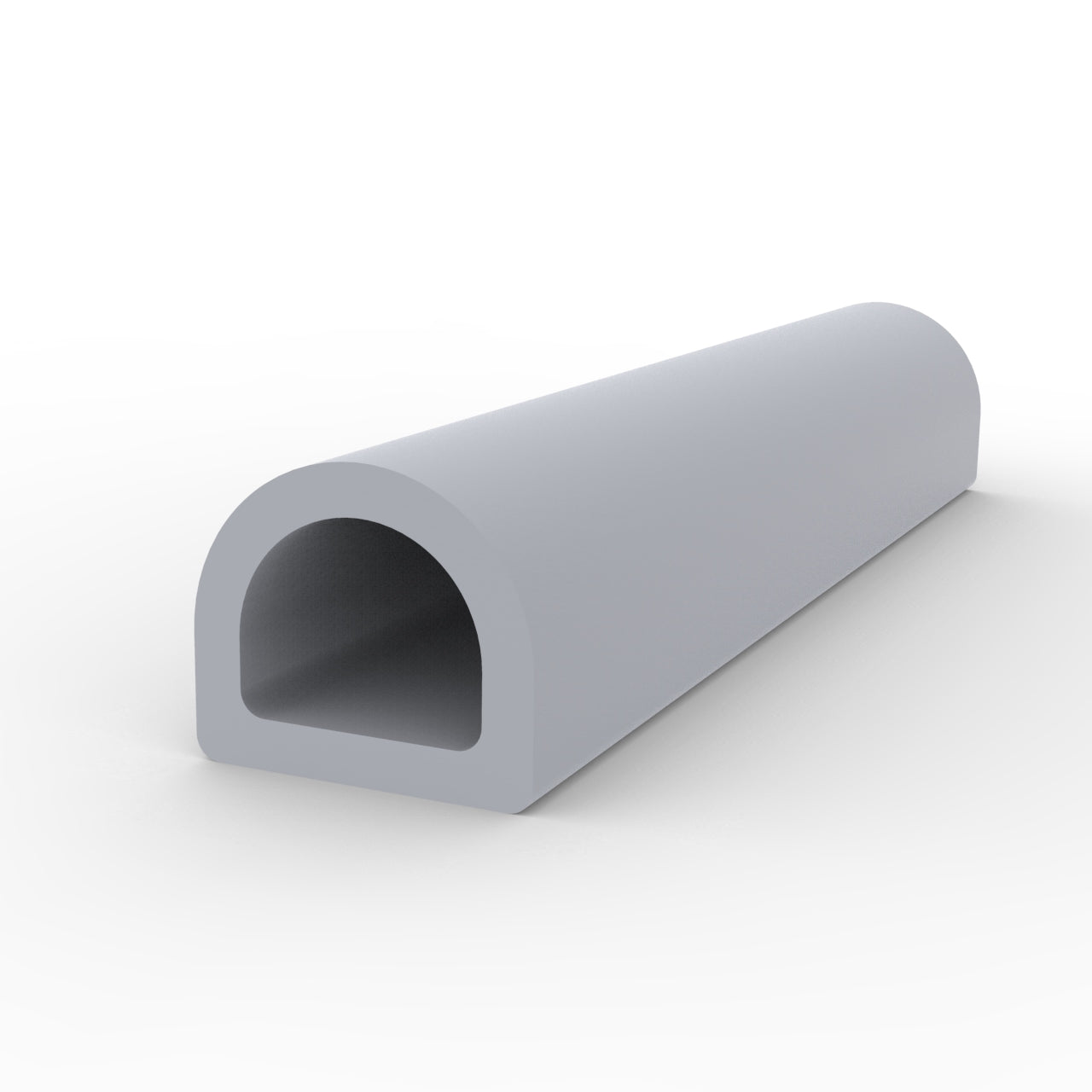 D fender rubber profile DD 70x60mm Grey