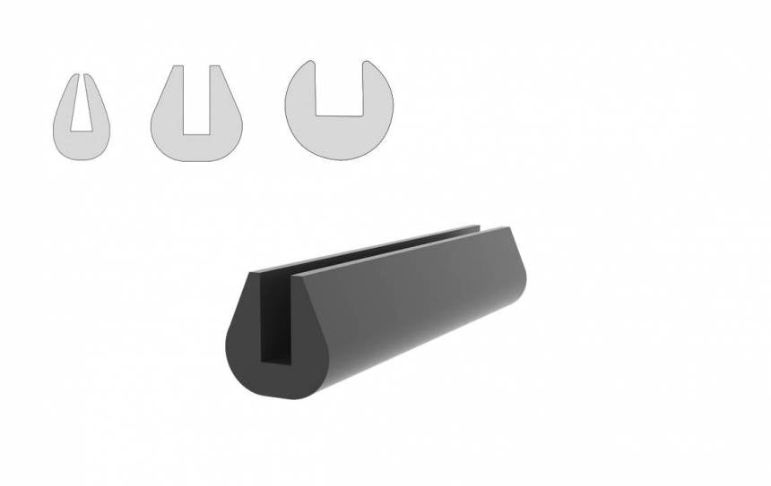U-shaped fender profiles