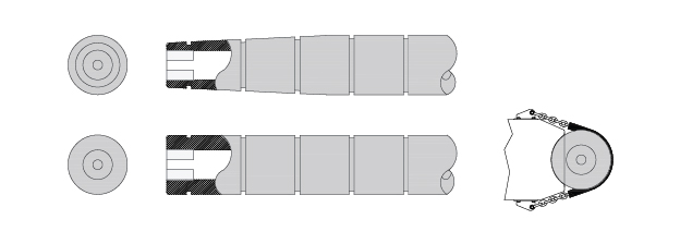 Cylindrical Bow & Stern fenders