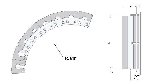 Keyhole fender length