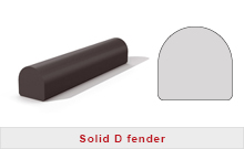 Solid D fender