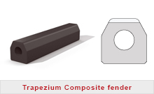 Trapezium composite fender