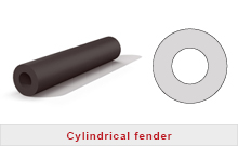 Cylindrical fenders