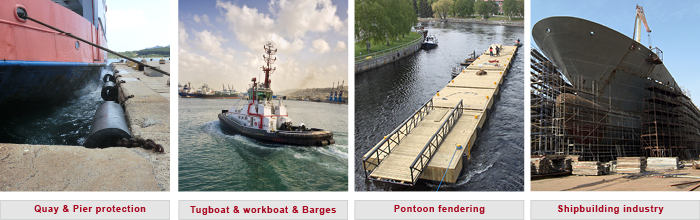 Marine fendering worldwide shipping